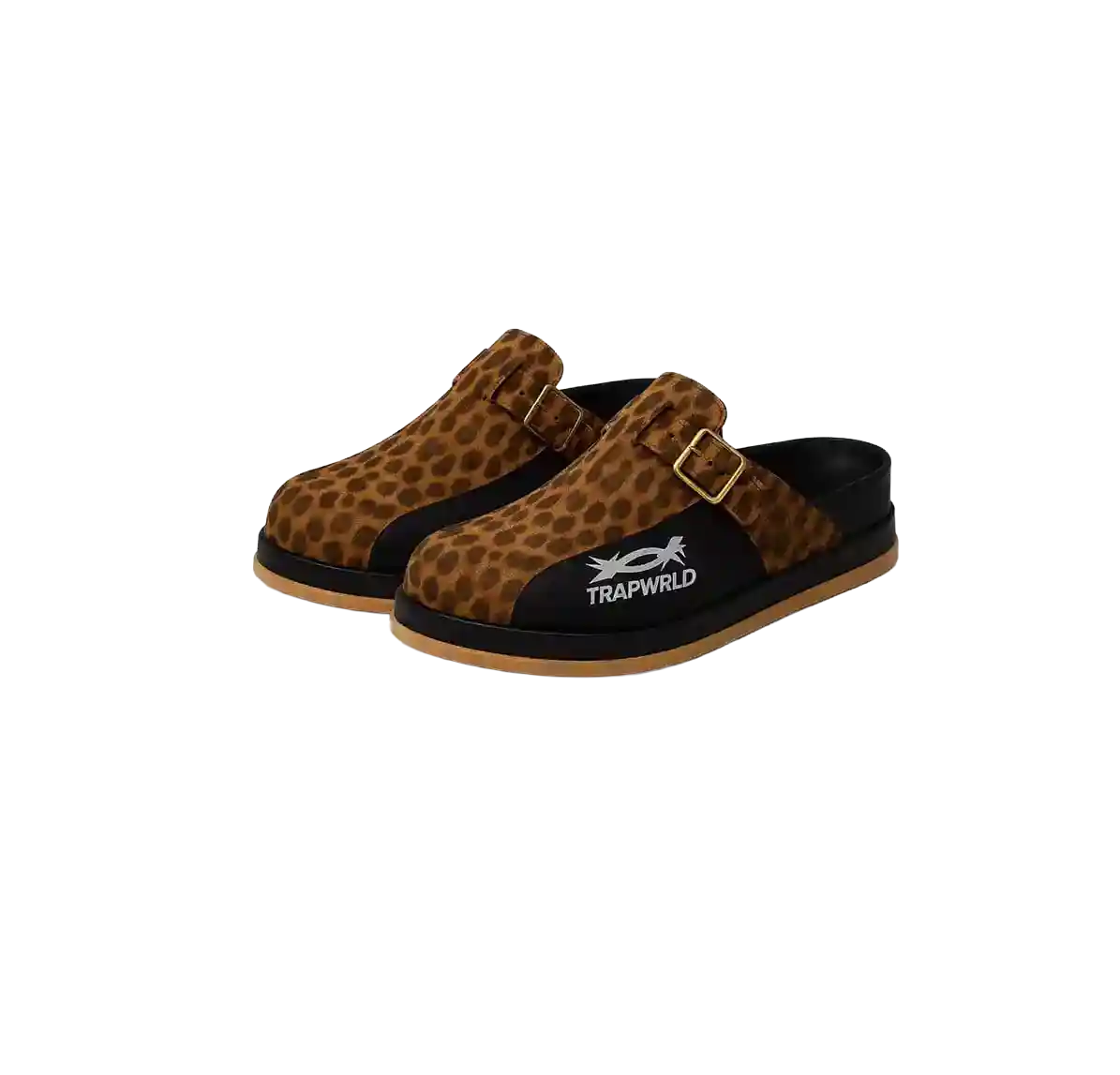 Leopard Buckle Clogs “911”