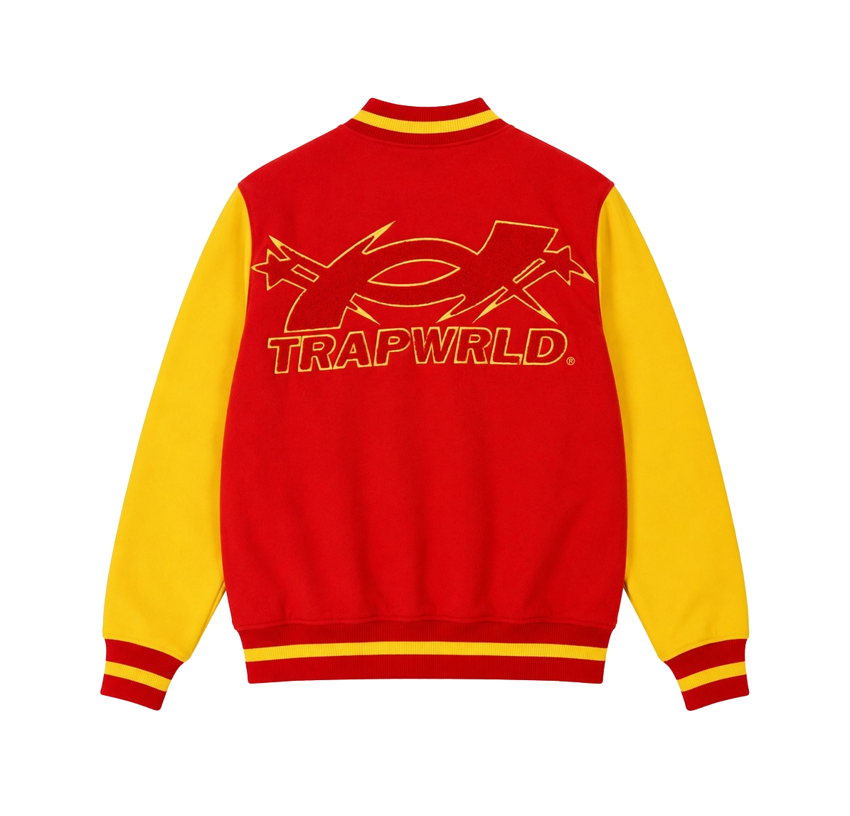 Trapwrld “1984” varsity jacket view 2