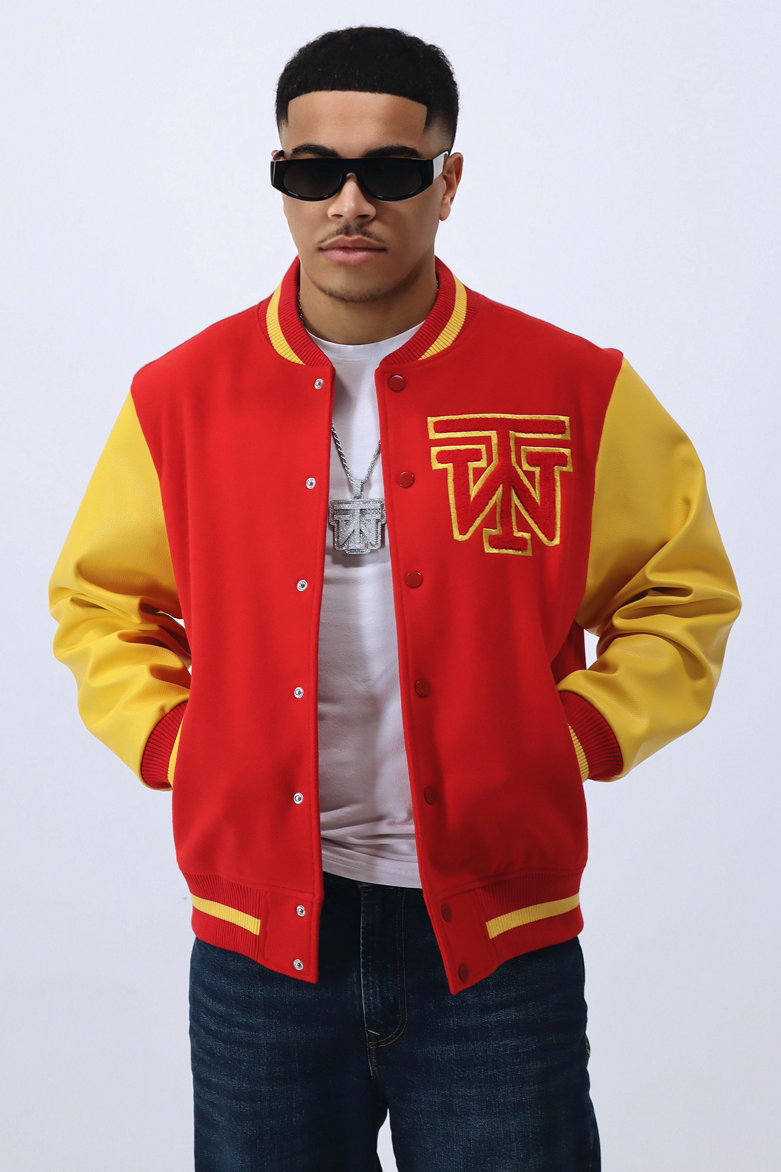 Trapwrld “1984” varsity jacket view 3