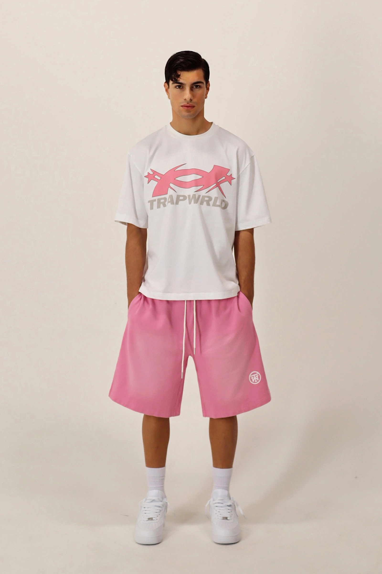 Trapwrld Pink Shorts view 2